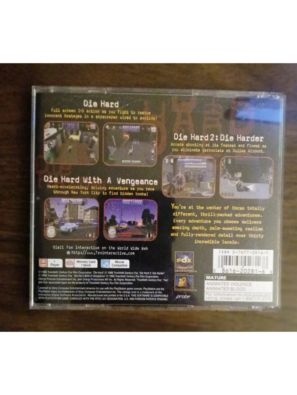 Die Hard Trilogy (Greatest Hits) (Sony PlayStation 1, 1997)
